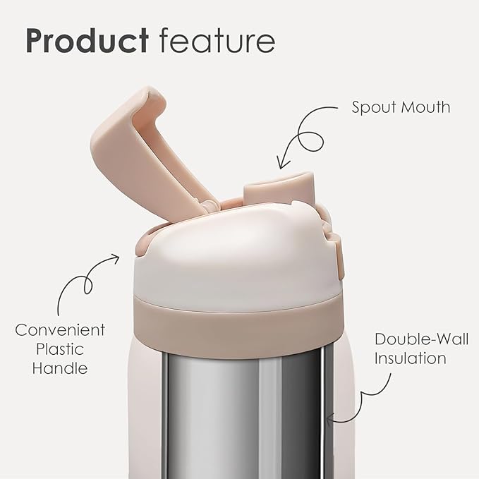 Christian Insulated Stainless Steel Water Bottle with Straw for Sports and Travel, Child of God, 32oz, Gifts for Women Girls Friends Teens Birthday Christmas