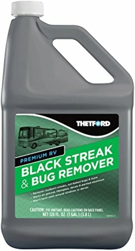 Premium RV Black Streak and Bug Remover - Black Streak Cleaner for RVs/Boats/Cars/Trucks/Vans/Motorcycles - 1 Gallon - Thetford 32511