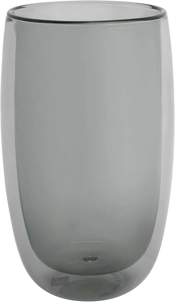 ZWILLING Sorrento 8-pc Double-Wall Latte Glass & Straw Set