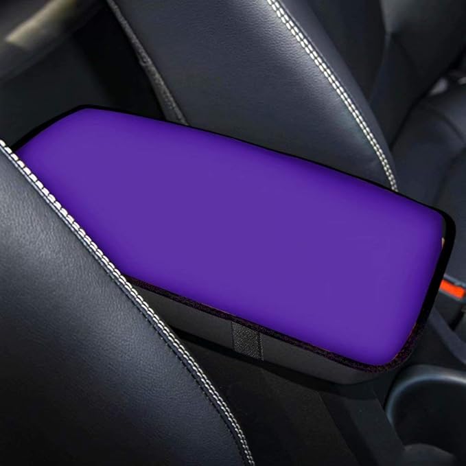 Purple Automotive Customized Console Armrest Cushion for More Comfortable Driving and Make Your Car Interior More Unique