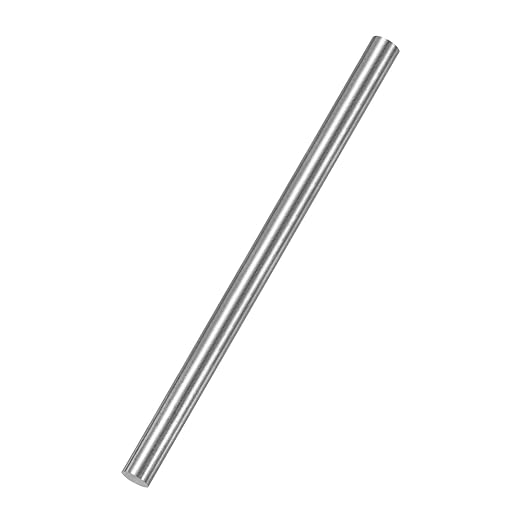 PATIKIL Pure Iron Bar, 0.47" Diameter 8.07" Length Iron String Rod Steel Stick DIY Craft Supplies for Crafting Science Lab Testing