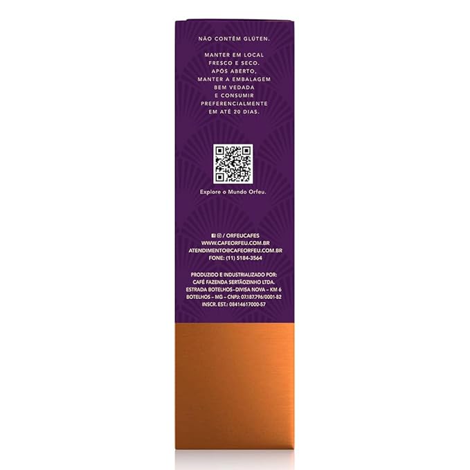 Japy Roasted and Ground Coffee 8.8 oz – Notes of Dark Chocolate, Chestnut and Hazelnut – Striking and Long Finish – Café Orfeu