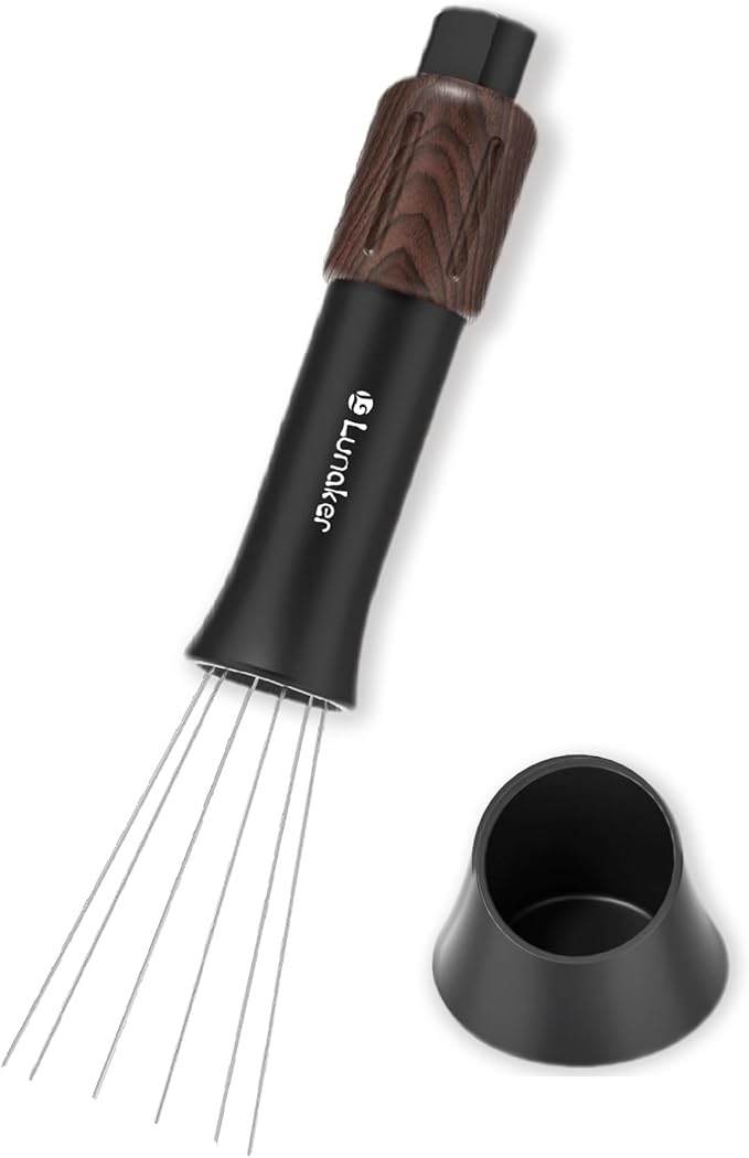 Flick WDT Espresso Distribution Tool - Tamper With Retractable Needles - Coffee & Espresso Machine Accessories