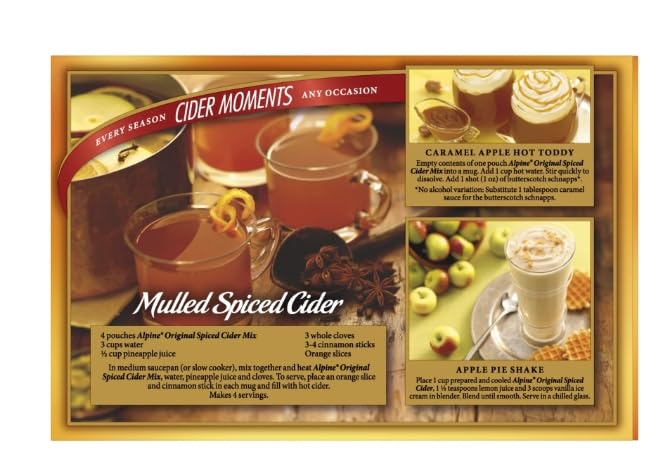 Spiced Apple Cider Instant Drink Mix (Pack of 2)