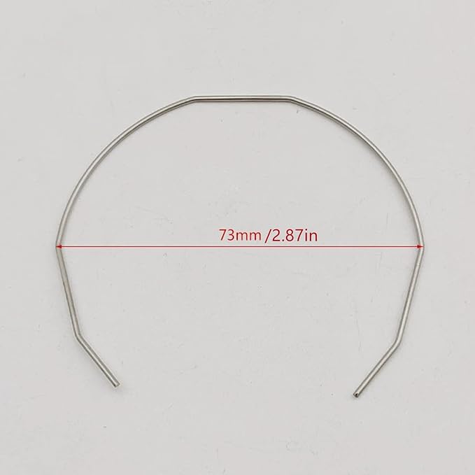 2 Pcs Portafilter Basket Spring Compatible with La Marzocco Portafilter Basket Wire L113 Portafilter Clip Replacement for Securing Insert Basket Expresso Machine Parts Accessories (58mm)