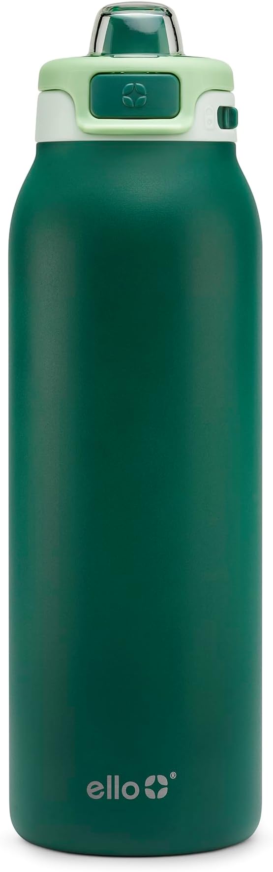 Ello Pop & Fill Insulated Stainless Steel Water Bottle with Quick Fill Lid, Leakproof Locking, Sip or Chug Spout, BPA-Free, Double Wall Vacuum Insulated for Sports, Travel & School- 22oz / 32oz / 40oz