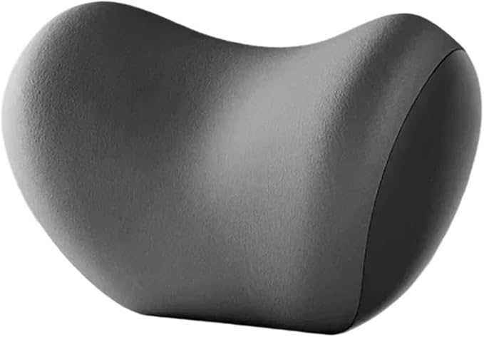 Memory Foam Car Neck Pillow - Soft fit for Seat Headrest & Lumbar Support Cushion(Grey Headrest 1PC)