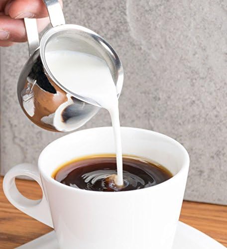 Betolla 3 oz Stainless Steel Bell Creamer – Bell-Shaped Mini Pitchers for Serving Cream, Milk, Syrups & More