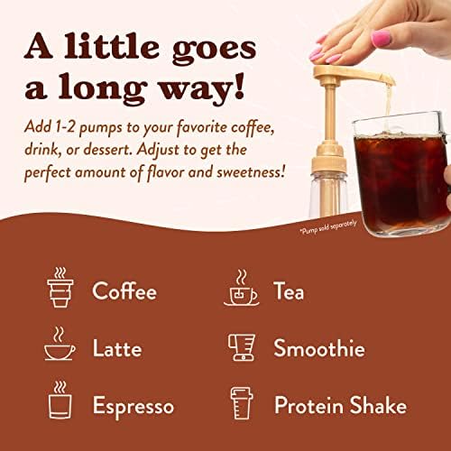 Jordan's Skinny Mixes Syrups, Hazelnut Coffee Syrup, Sugar Free, 25.4 Ounces (Pack of 2), Zero Calorie Drink Flavoring & Mixes