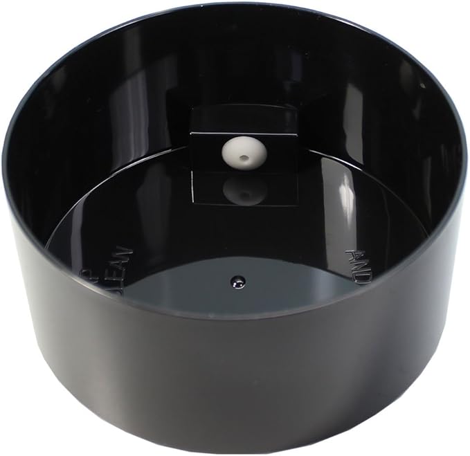 COFFEEVAC 1LB – Patented Airtight Container | Multi-use Vacuum Container Works as Smell Proof Containers for Ground Coffee and Coffee Bean Containers. Black Cap and Clear Body
