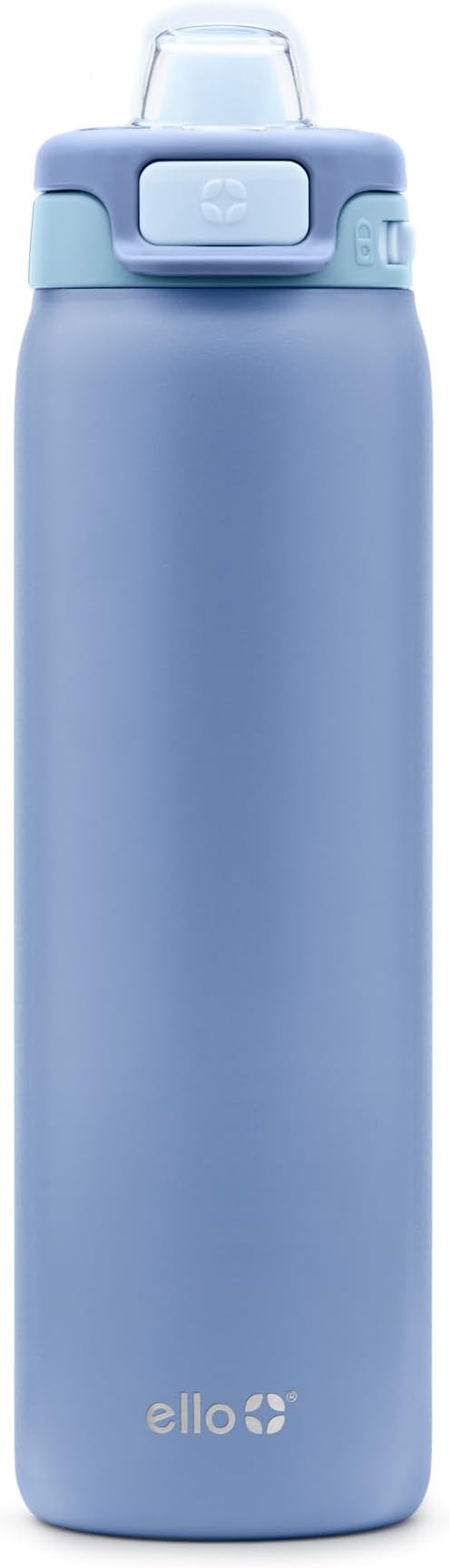 Ello Pop & Fill Insulated Stainless Steel Water Bottle with Quick Fill Lid, Leakproof Locking, Sip or Chug Spout, BPA-Free, Double Wall Vacuum Insulated for Sports, Travel & School- 22oz / 32oz / 40oz