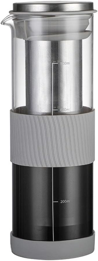 Airtight Cold Brew Coffee Maker & Tea Infuser - 800ml Glass Carafe Pitcher for Iced Coffee Brewing,Glass Coffee Pot