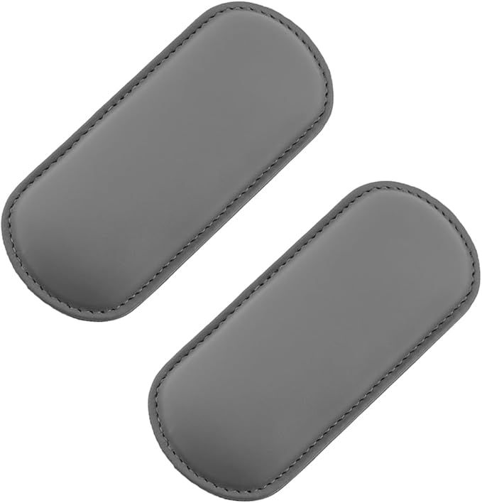 Car Knee Cushion Pad, Memory Foam Microfiber Leather Vehicle Door Armrest Pillow for Leg Elbow, Comfort Automotive Center Console Knee Pad Protector, Universal for Automobile RV Truck (Grey)