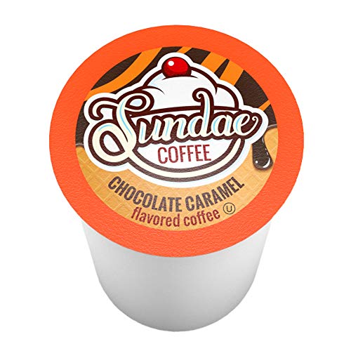 Two Rivers Coffee Ice Cream Flavored Coffee Pods, Variety Sampler Pack for Keurig 2.0 K Cup Brewers, 100 Count
