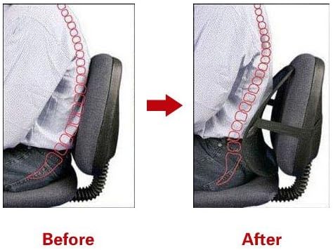 Car Office Seat Chair Massage Back Lumbar Support Mesh Ventilate Cushion Pad