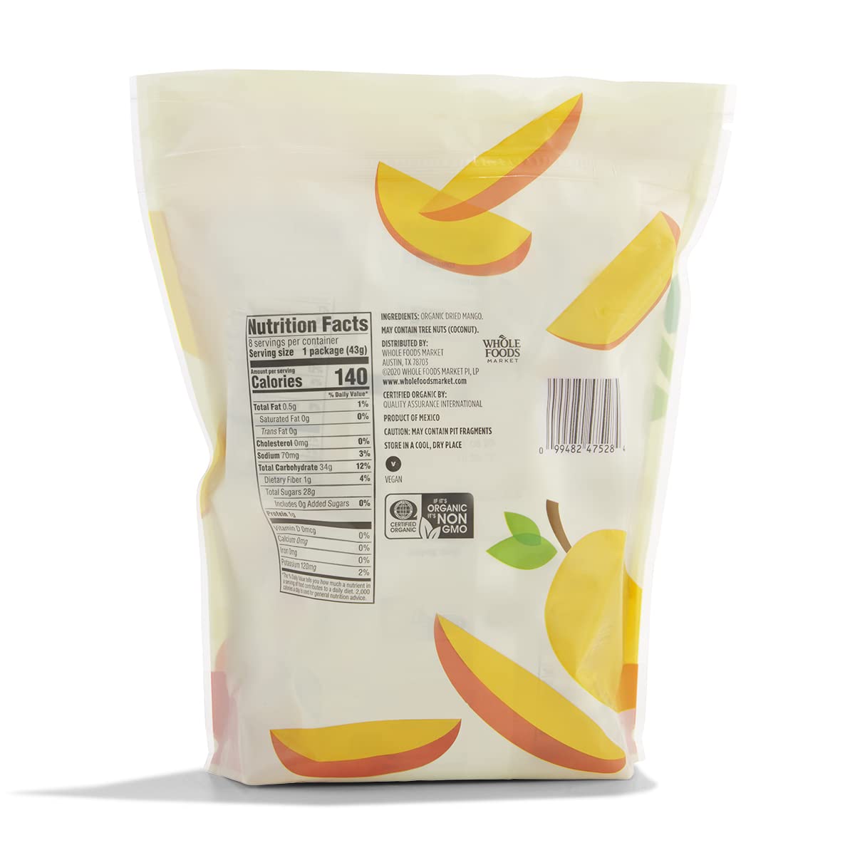 365 by Whole Foods Market, Organic Mango 8 Pack, 12 Ounce
