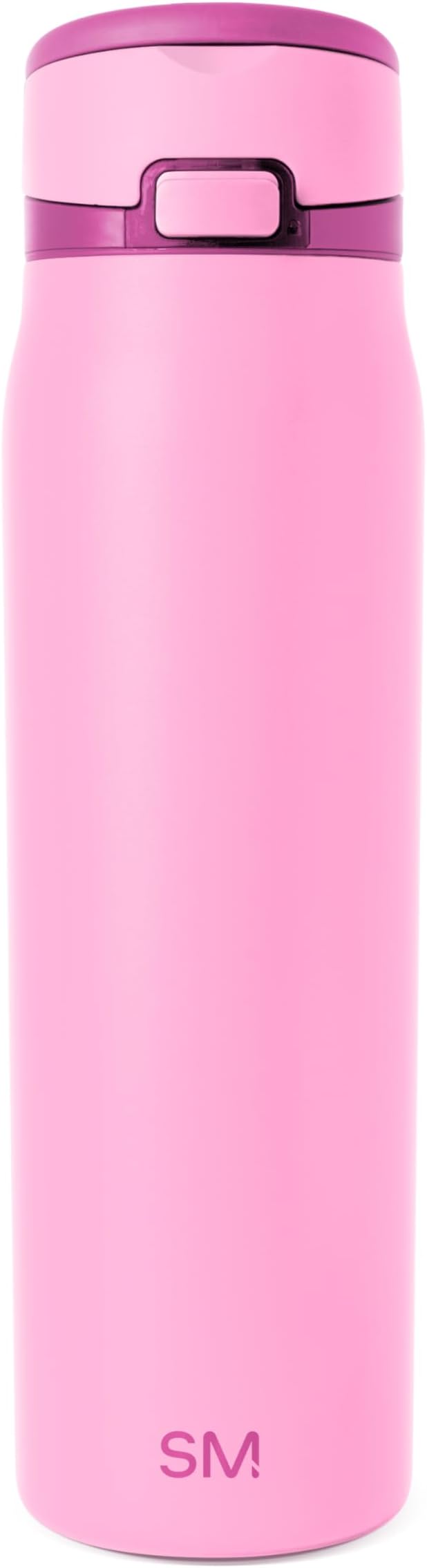 Simple Modern Mesa Loop Water Bottle with Covered Straw and Handle | 30oz Cup Holder Friendly Insulated Stainless Steel Bottles for Travel, Sports and School | Dragon Fruit Mix