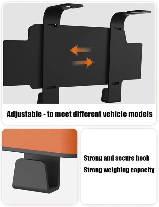 Car Organizers and Storage Box, Multifunctional Car Seat Back, Backseat Organizer, For Hold Phones, Snacks, Drinks, And Handbags (Black)