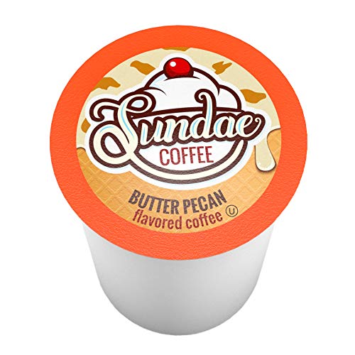 Two Rivers Coffee Ice Cream Flavored Coffee Pods, Variety Sampler Pack for Keurig 2.0 K Cup Brewers, 100 Count