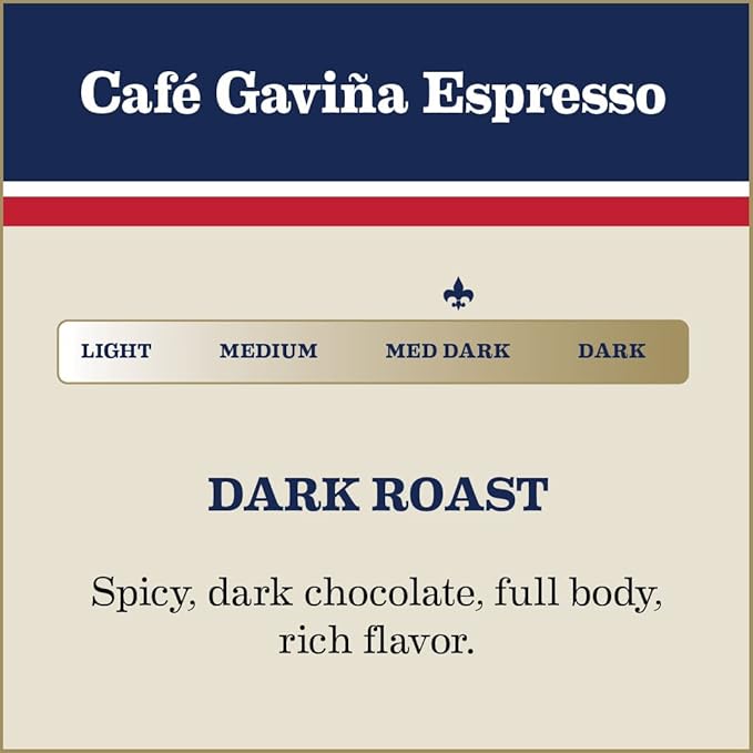 Café Gaviña Espresso Coffee, Fine Ground Dark Roast, 100% Arabica, 6 x 10 oz Bricks