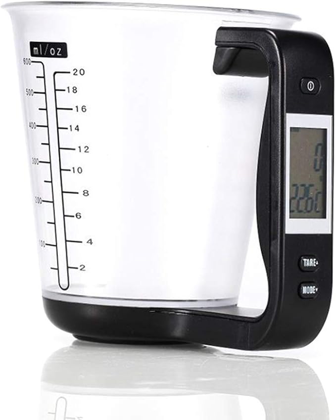 Kitchen Measuring Cup Scale LCD Digital Display for Baking Tea Weighting Coffee