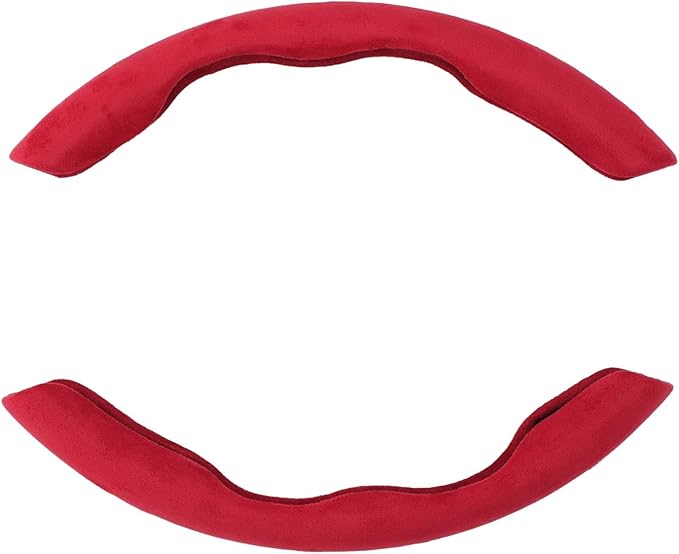 Steering Wheel Cover, Suede Non Slip Sweat Absorbing Auto Accessory for Mercedes Models Drivers Commuters Road Trips