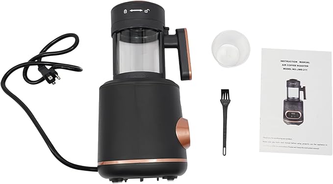 LYNICESHOP Electric Coffee Roasters Machine for Home Use, 800W Roasting Machine Peanut Bean Home Coffee Roaster, Temperature Adjustable, for Cafes, Families, Clubs