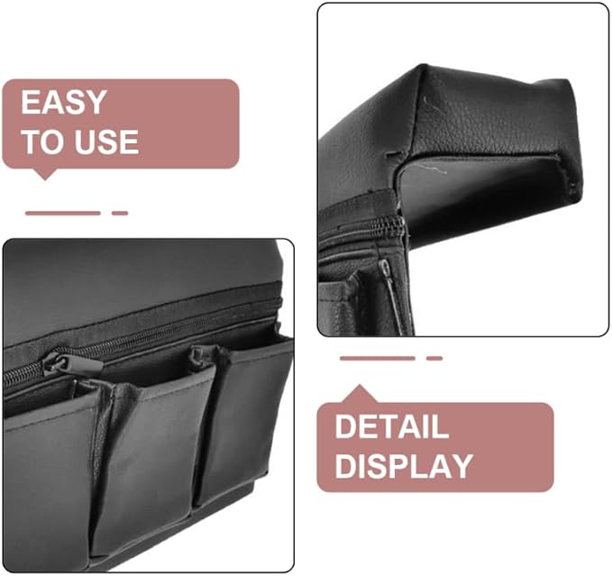 2Pcs Car Armrest Cushion Pads Memory Foam Car Interior Armrest Support for Side Door Center Console Auto Accessories 8.66X7.09X8.66 Inches