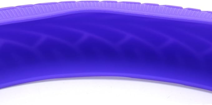 uxcell Universal Purple Silicone Anti-Slip Steering Wheel Cover Protector for Car Vehicle