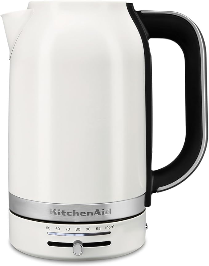 KitchenAid 1.7L Electric Kettle w/Temp Control KEK1701, Porcelain White