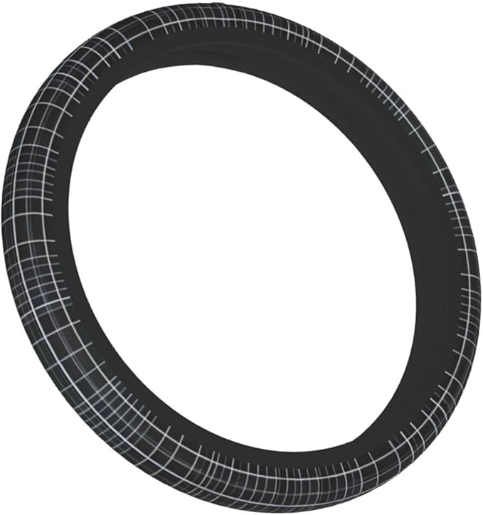 Multi-Dimensional Line Space Steering Wheel Cover. Car Decor,Anti-Slip,Sweat Absorption,Easy Carry, Universal 15 Inch