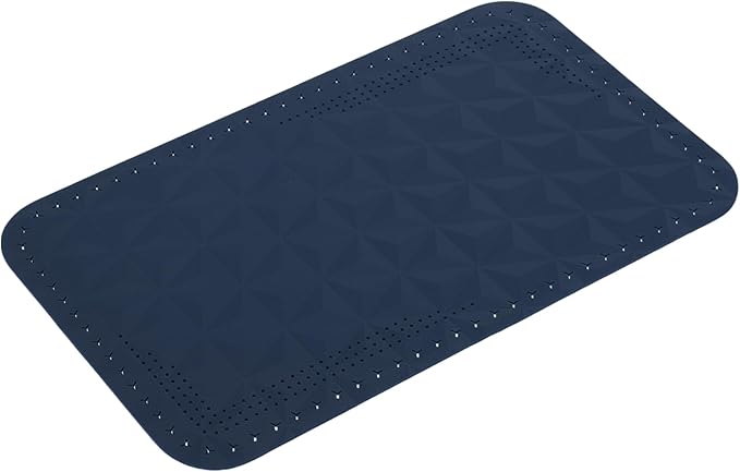 Car Center Console Cushion Pad 12.59"X7.67" Center Console Cover Armrest Seat Box Cover Faux Leather Blue