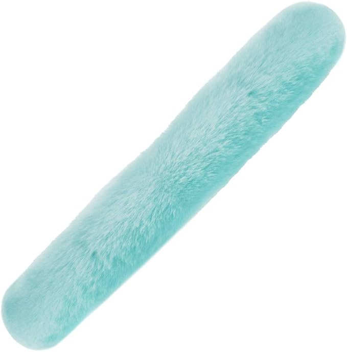 Carbella Faux Fur Steering Wheel Cover for Women – Wool Sheepskin Fluffy Fleece Warm and Cozy Comfort for Hands in Winter, Fits Most Steering Wheel Sizes 14.5 - 15 inch