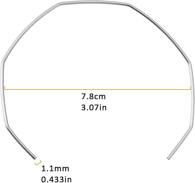 The Lord of the Tools 5x Stainless Steel Coffee Machine Portafilter Clip Ring for 58mm Coffee Machine Portafilter Compatible with Faema E61