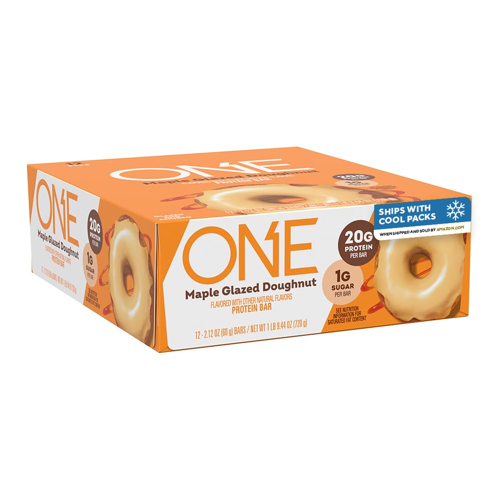 ONE Protein Bars, Sampler Variety Pack, Gluten Free with 20g Protein and 1g Sugar, Pantry Staples, 2.12 oz (8 Count)
