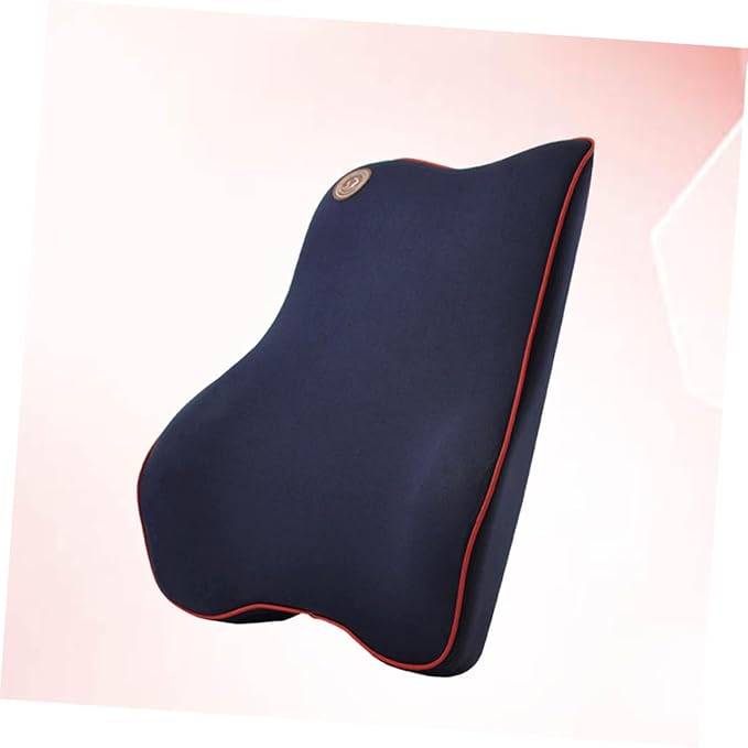 Memory Car Seat Cushion for Lumbar Support Comfortable Waist Pad Blue Auto Supplies for Enhanced Comfort and Protection Your Vehicle
