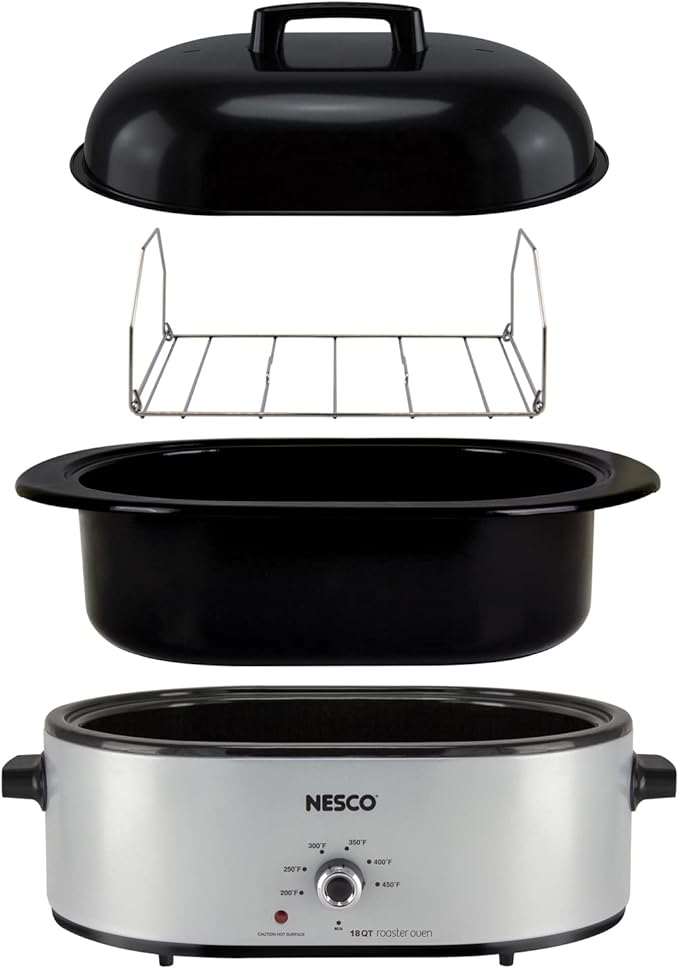 Nesco, standard, Silver MWR18-47 Electric Roaster