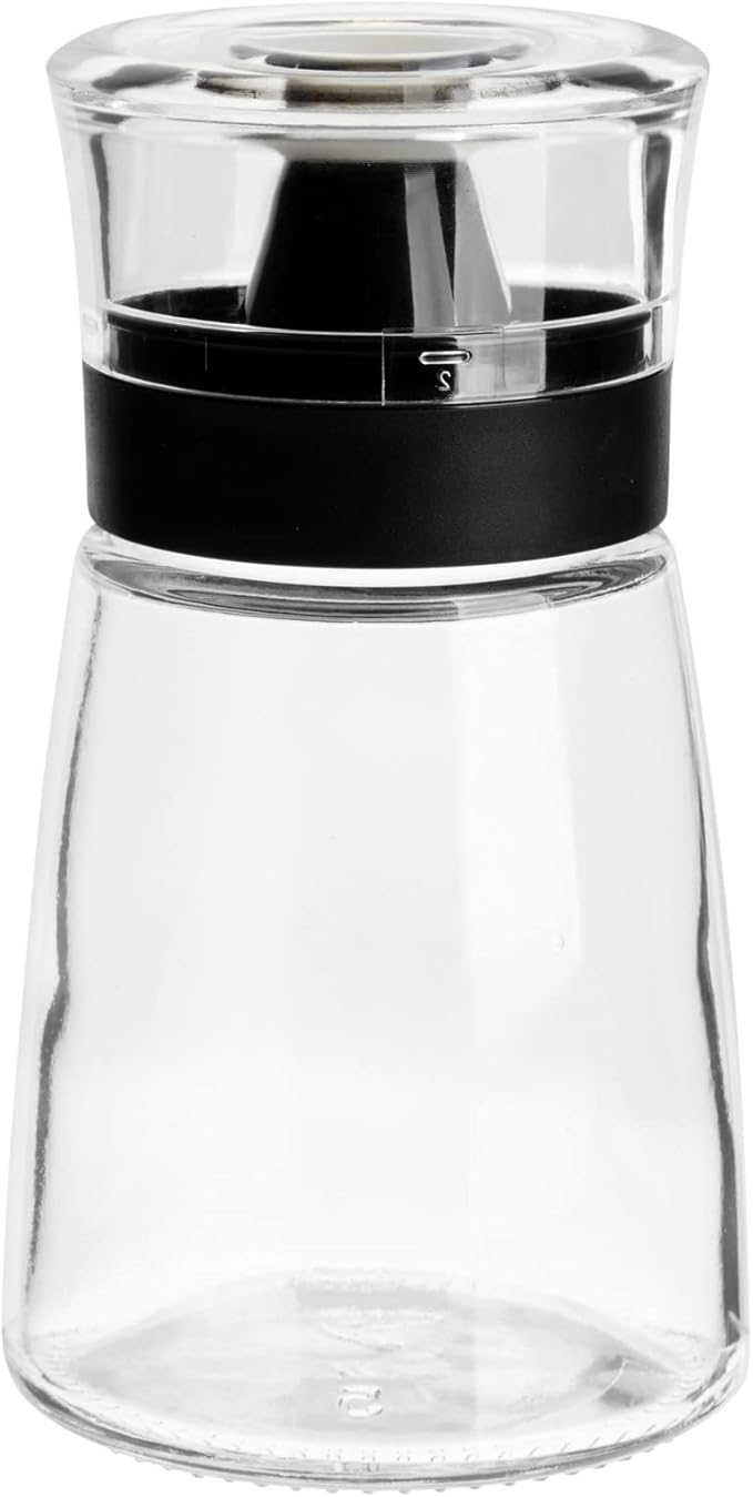 Juvale Glass Oil & Vinegar Dispenser Set - Leak-Proof No-Drip Glass Salad Dressing Bottle & Sauce Bottles - Olive Oil Cruet & Balsamic Vinegar Dispenser - Pack of 2, 5.5 fl oz, Black