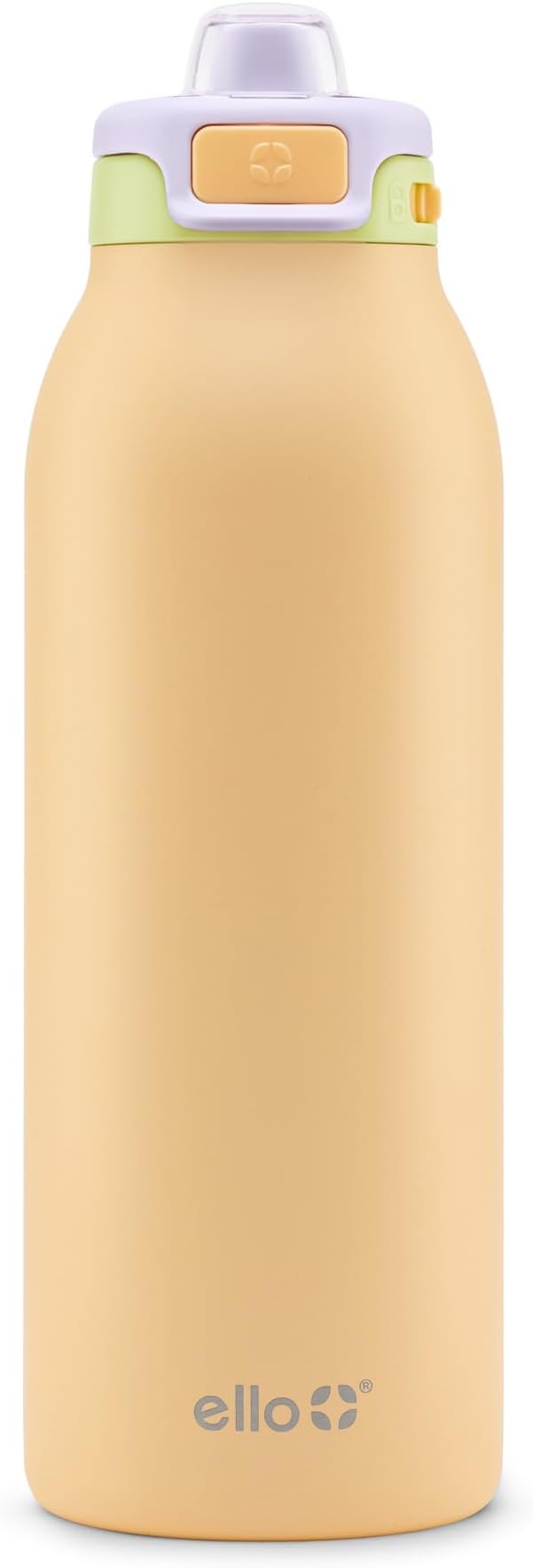 Ello Pop & Fill Insulated Stainless Steel Water Bottle with Quick Fill Lid, Leakproof Locking, Sip or Chug Spout, BPA-Free, Double Wall Vacuum Insulated for Sports, Travel & School- 22oz / 32oz / 40oz