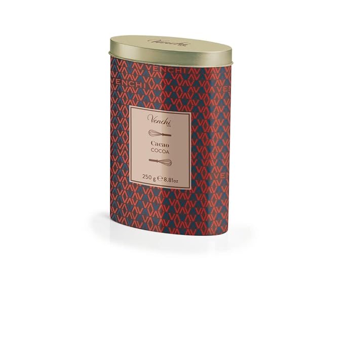 Venchi Cocoa powder in metal tin, 8.81 oz - Vegan