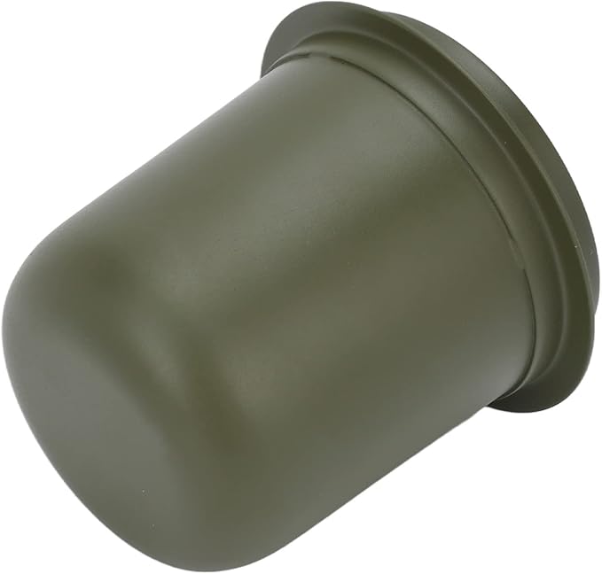 Zerone Espresso Dosing Cup, Stainless Steel, 150ml, Green, 1 Count, Fits 58mm Portafilters, Compatible with Espresso Machine