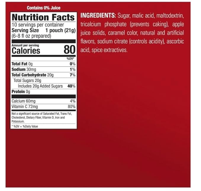 Spiced Apple Cider Instant Drink Mix (Pack of 2)