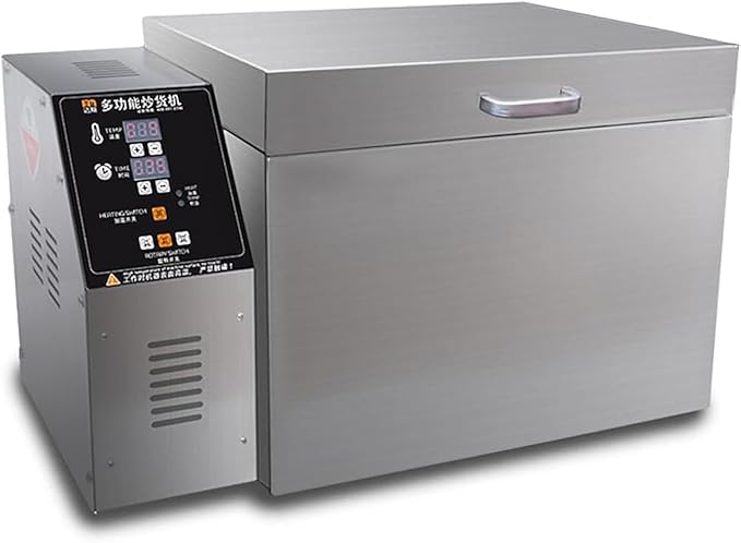 Coffee Roaster Machine, Stainless Steel Coffee Roaster Machine Electric Bean Roaster - Timing Temperature Adjustable for Baking Coffee, Chestnut, Grain,2000g