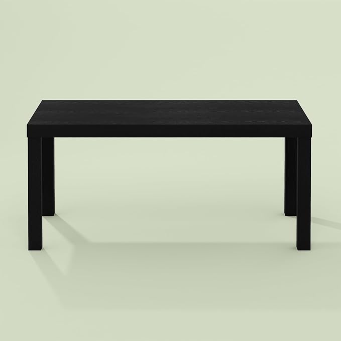Bayan Coffee Table, Square Side Table or Small Spaces, Living Room, Black