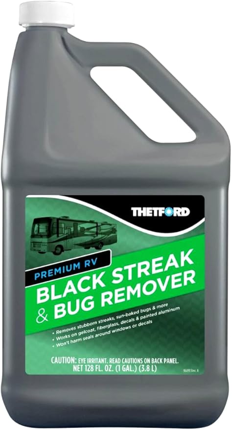 Premium RV Black Streak and Bug Remover - Black Streak Cleaner for RVs/Boats/Cars/Trucks/Vans/Motorcycles - 1 Gallon - Thetford 32511