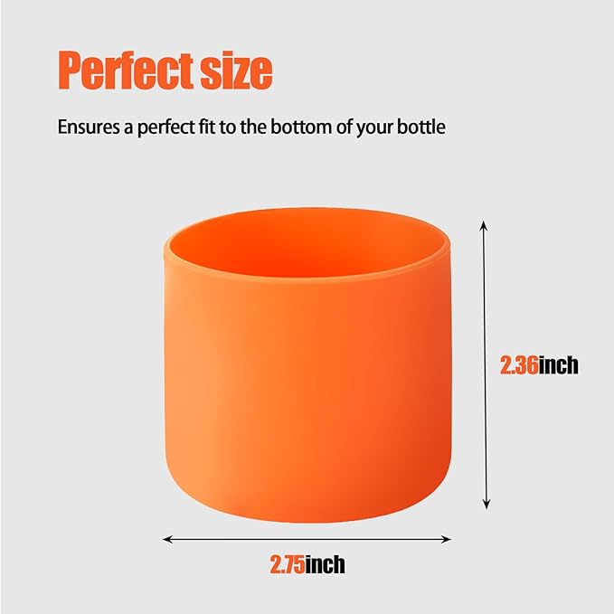 Silicone Boot for Owala Water Bottle 16oz 14oz 12oz, Anti-Scratch Anti-Slip No Noise Protective Sleeve Compatible with Owala Cup, Insulated Stainless-Steel Tumblers Bottom Boot for School