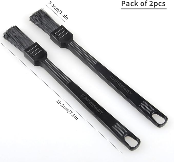 SPIRIT Cleaning Brush, 2 Pcs Espresso Coffee Grinder Brush Accessories for Barista Bean Grain Coffee Grounds Tool Home Kitchen …