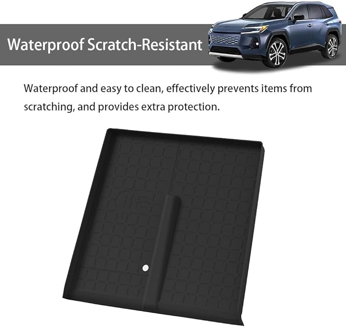 Car Wireless Charger for RAV4 2026 Silicone Material Non-Slip Upper Center Console Wireless Charging Pad Phone Charging Tray Daily Commute RAV4 Accessories
