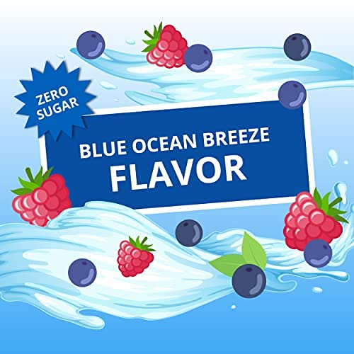 Wyler's Light Island Punch, Blue Ocean Breeze, 10 CT (Pack - 12)