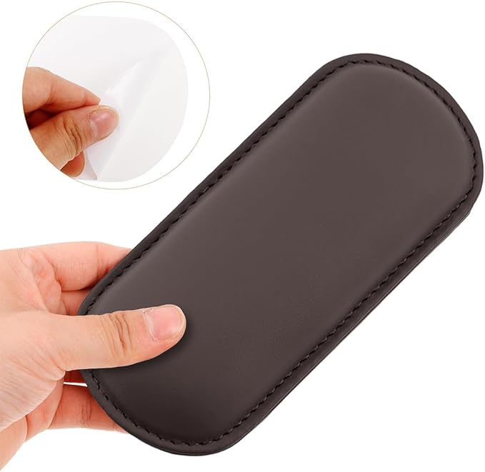 Car Knee Cushion Pad, Memory Foam Microfiber Leather Vehicle Door Armrest Pillow for Leg Elbow, Comfort Automotive Center Console Knee Pad Protector, Universal for Automobile RV Truck (Brown)